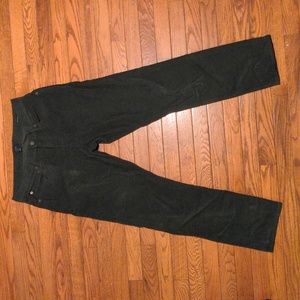 JCrew Green Corduroy Pants 31x30